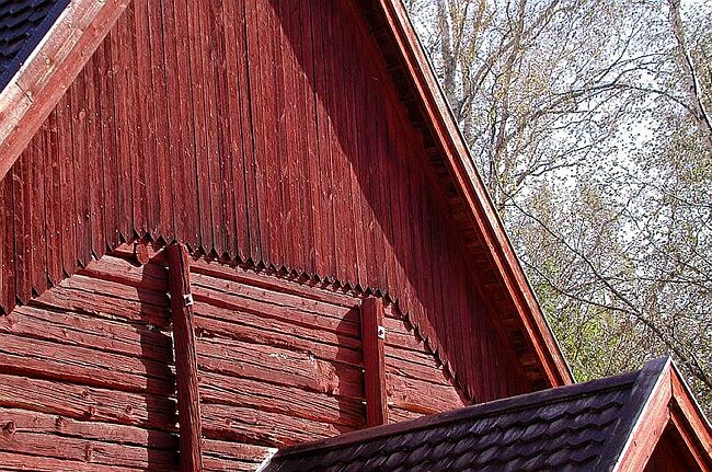 Turkansaaren ulkomuseo, kirkon p��ty